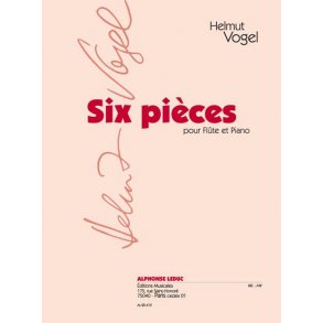 Helmut Vogel: 6 Pièces (Flute & Piano)