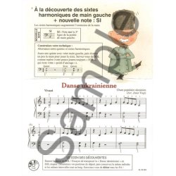 Bates: Le voyage magique (traduction et adaptation par St&eacute;phane Blet) niveau 3a &ndash; aventurier / cahier de piano (cahier et cd vendus ensemble)