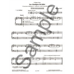 St&eacute;phane Blet: Les Classiques du Joker (Piano solo)