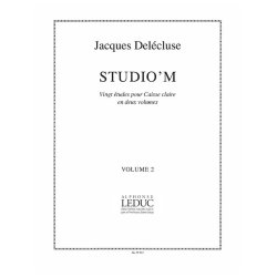 Jacques Del&eacute;cluse: Studio'M Vol.2 (Percussion solo)