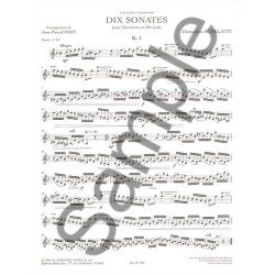 Post: Dix sonates pour clarinette en si b