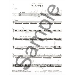 Thierry Alla: Digital (sop) (Saxophone solo)
