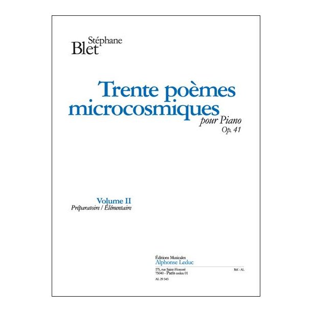 Poemes Microcosmiques 30 Op 41 Bk 2 Nos 11-20