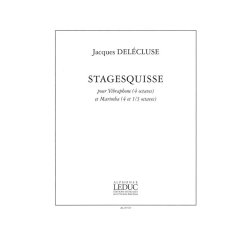 Jacques Del&eacute;cluse: Stagesquisse (Percussions 2)