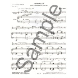 Jacques Ibert: Histoires, 8 Pi&egrave;ces (Clarinet & Piano)