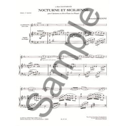 Armando Ghidoni: Nocturne & Sicilienne (Clarinet & Piano)