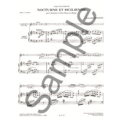 Armando Ghidoni: Nocturne & Sicilienne (Clarinet & Piano)