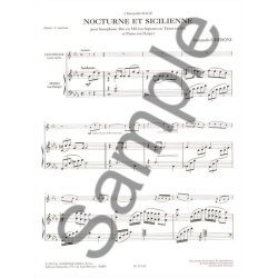 Nocturne & Sicilienne Saxophone/Piano