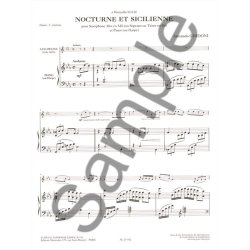 Nocturne & Sicilienne Saxophone/Piano