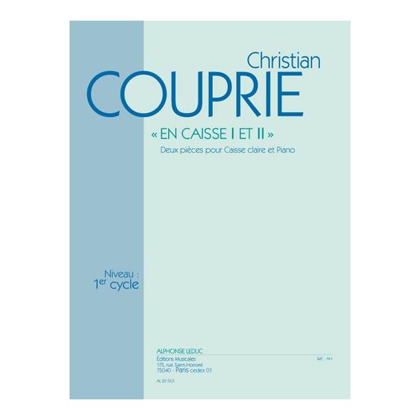 Christian Couprie: En Caisse No.1 & No.2 (Percussion(s) & Piano)