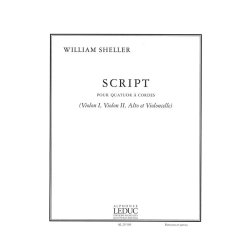 William Sheller: Script (Quartet-Strings)