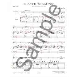 Francis Coiteux: Chant des Clarines (Clarinet & Piano)