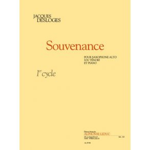 J. Desloges: Souvenance (Saxophone-Alto & Piano)
