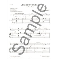 Pascal Proust: Une Hirondelle (Flute & Piano)