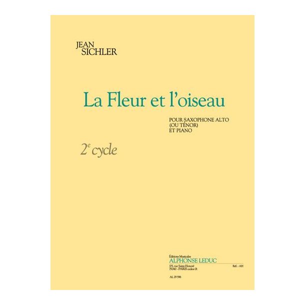 La Fleur Et Loiseau Alto Or Tenor Sax/Pno