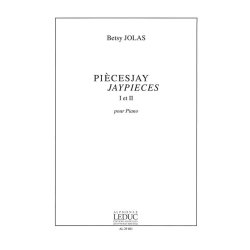 Betsy Jolas: Pi&egrave;cesJay Jaypieces I & II (Piano solo)