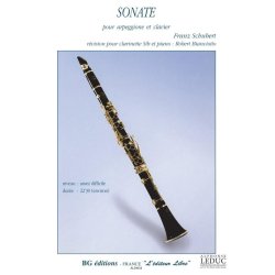 Franz Peter Schubert: Sonata in A minor 'Arpeggione' (Clarinet & Piano)