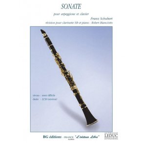 Franz Peter Schubert: Sonata in A minor 'Arpeggione' (Clarinet & Piano)