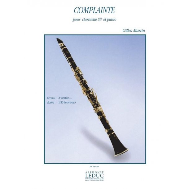 Gilles Martin: Complainte (Clarinet & Piano)