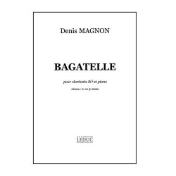 D. Magnon: Bagatelle (Clarinet & Piano)