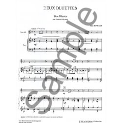 Alain Bonnard: 2 Bluettes (Clarinet & Piano)