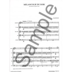 Alain Bonnard: M&eacute;lancolie du Soir (Quintet-Mixed)