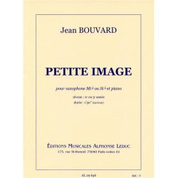 Jean Bouvard: Petite Image (Saxophone-Alto & Piano)