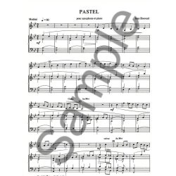 Jean Bouvard: Pastel (Saxophone-Alto & Piano)