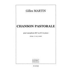 Gilles Martin: Chanson pastorale (Saxophone-Alto & Piano)