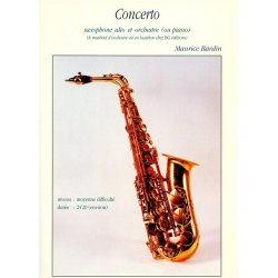 Maurice Bardin: Concerto (alto) (Saxophone-Alto & Piano)
