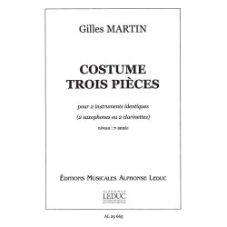 Gilles Martin: Costume (Saxophones 2)