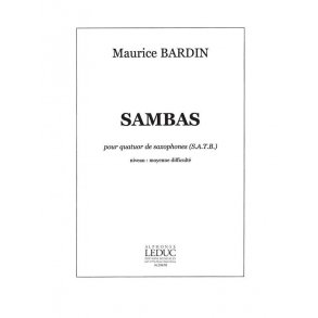 Maurice Bardin: Sambas (Saxophones 4)