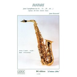 Jean Bouvard: Fanfare (Saxophone Ensemble (5 or more))
