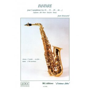 Jean Bouvard: Fanfare (Saxophone Ensemble (5 or more))