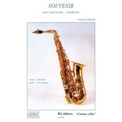 F. Daneels: Souvenir (Saxophone Ensemble (5 or more))