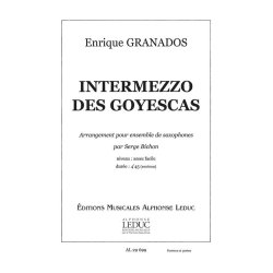 Enrique Granados y Campi&ntilde;a: Goyescas (Saxophone Ensemble (5 or more))