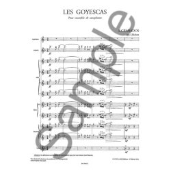 Enrique Granados y Campi&ntilde;a: Goyescas (Saxophone Ensemble (5 or more))