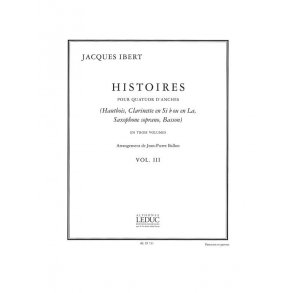 Ibert Ballon Ibert Histoires Vol.3 7e Woodwind Quartet Book