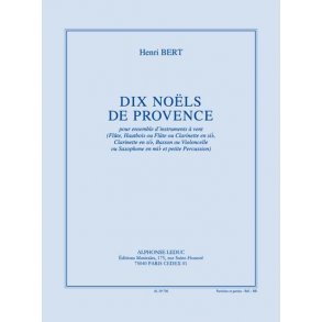 Henri Bert: 10 Noëls de Provence (Quintet-Mixed)
