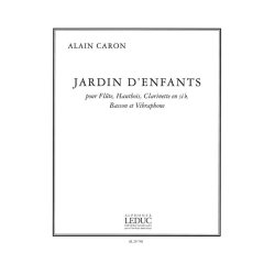 Caron Jardin D'enfants Flute Oboe Clarinet Bassoon & Vibraphone Sc/Pts