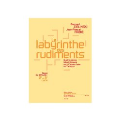 Rabie: Le labyrinthe des rudiments 4 pi&egrave;ces pour caisse claire ou tambour