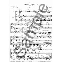 Delacroix: Sonatinette (fin cycle 2) (4'45'') pour fl&ucirc;te et piano