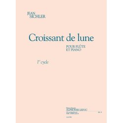 Sichler: Croissant de lune (cycle 1) (1'15'') pour fl&ucirc;te et piano