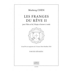 Chen Musheng Les Franges Du Reve Ii Flute & Harp & Strings Parts