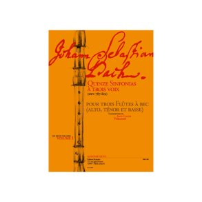 Bach Js 15 Sinfonias A 3 1 3rec Bk