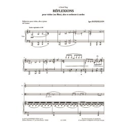 Reflexion Vln (Or Fl) Vla Pno Sc/Pts