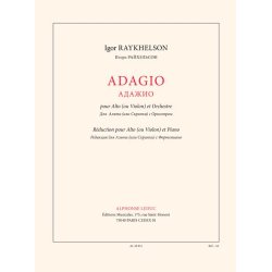 Adagio Vla (Or Vln)/Pno