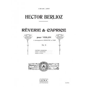 Berlioz Reverie Et Caprice Op 8 Violin & Full Score
