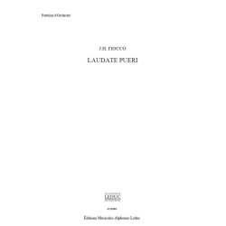 Fiocco Lemaire Laudate Pueri Soprano & Orchestra Full Score