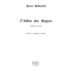 Berlioz Adieu Des Bergers Enfance Du Christ Satb A Cappella Choral